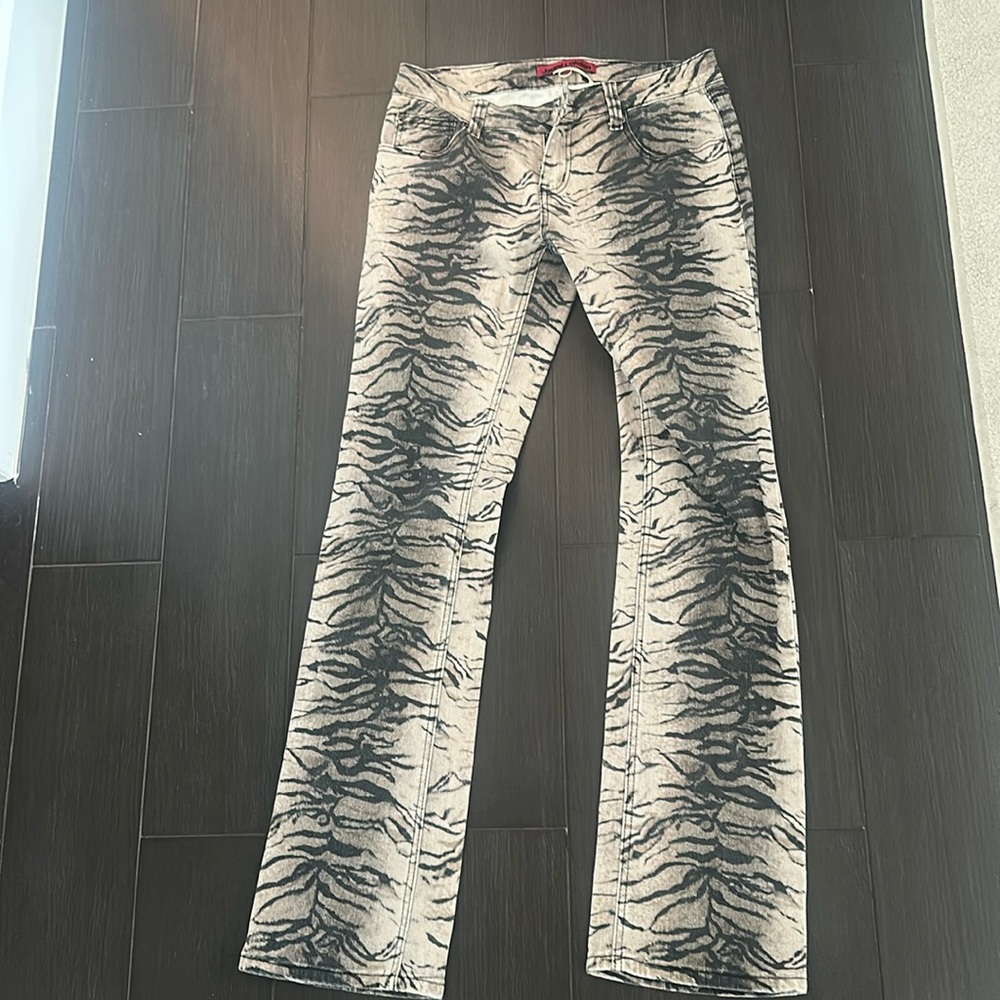 Jaded London Cooper Bootcut Jean Zebra